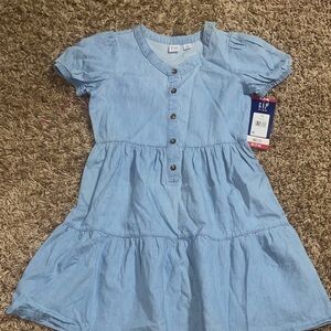 GAP Kids Light Blue Casual Dress